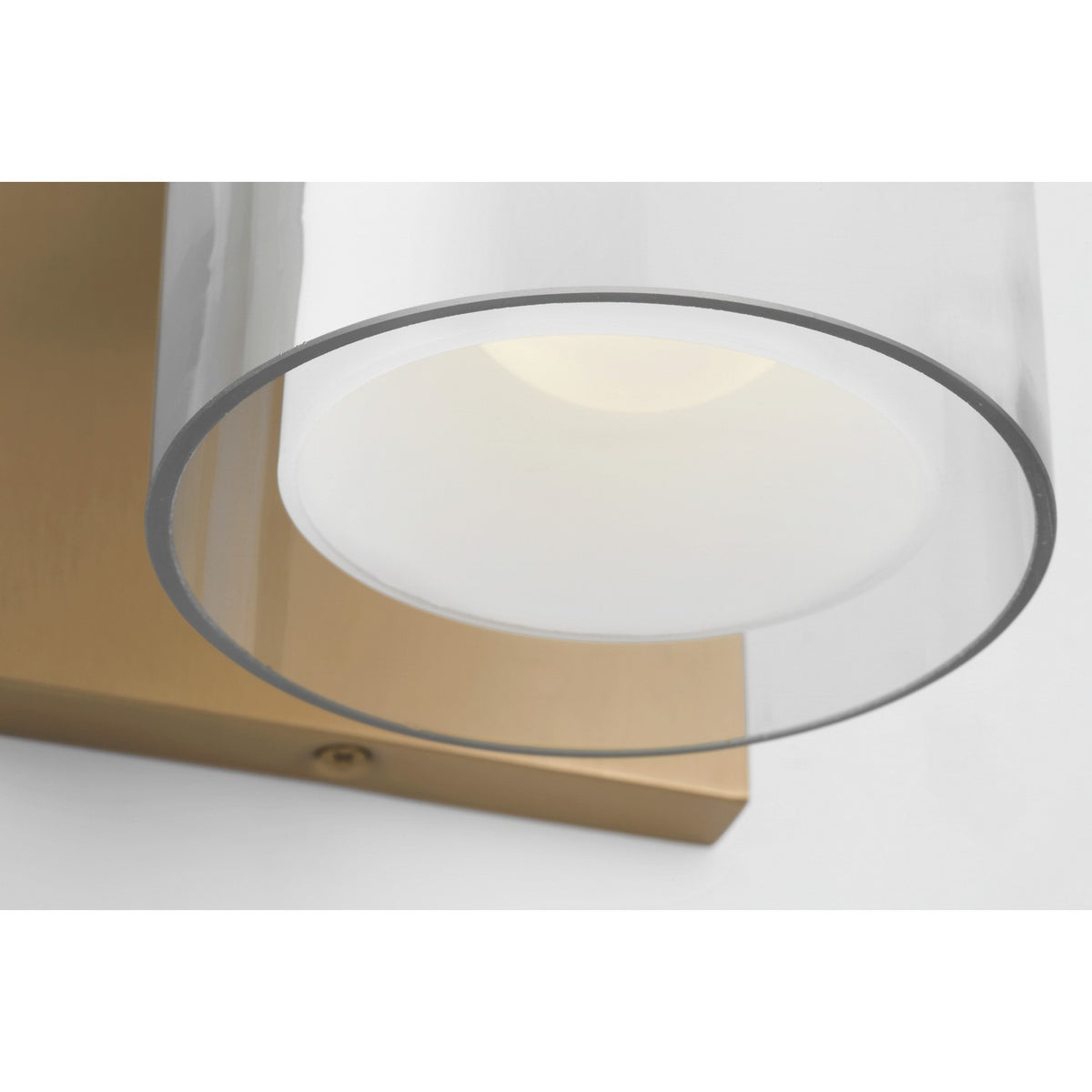 Holden One Light Wall Sconce in Satin Brass