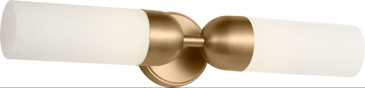 Lawson One Light Vanity in Satin Brass
