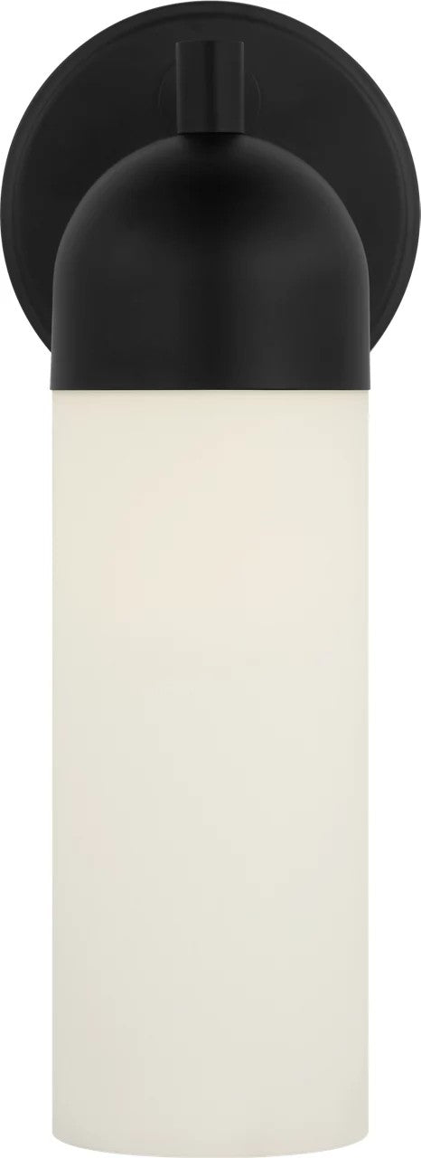 Lawson Two Light Wall Sconce in Midnight Black