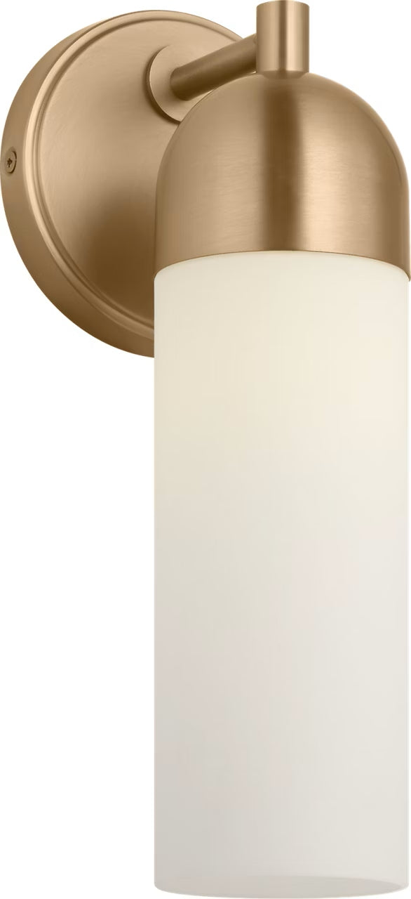 Lawson Two Light Wall Sconce in Satin Brass
