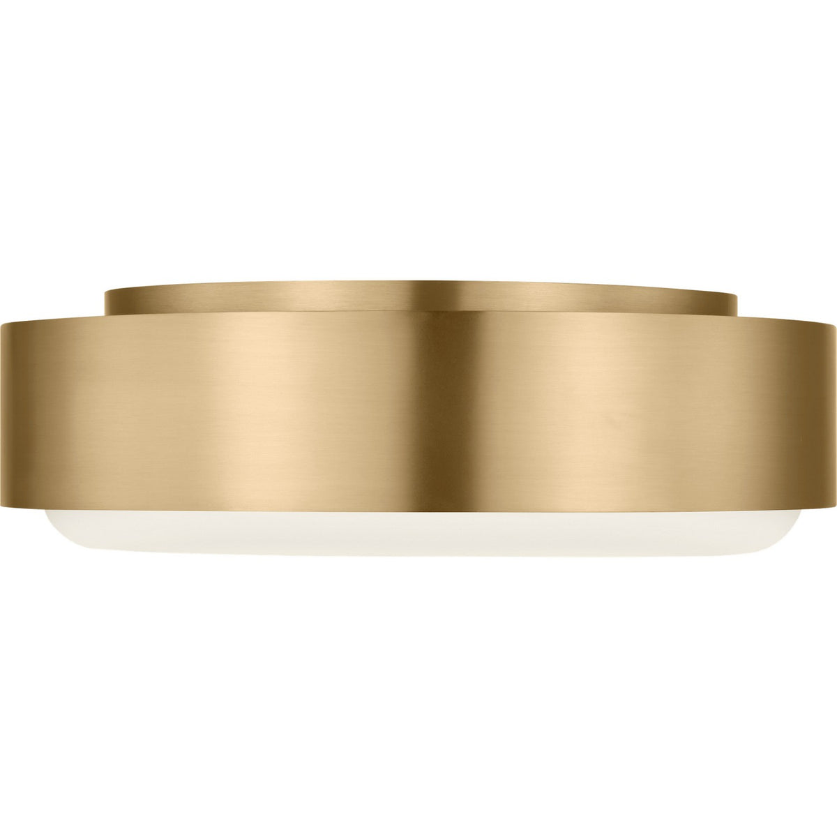Aurelle Two Light Flush Mount in Estate Brass