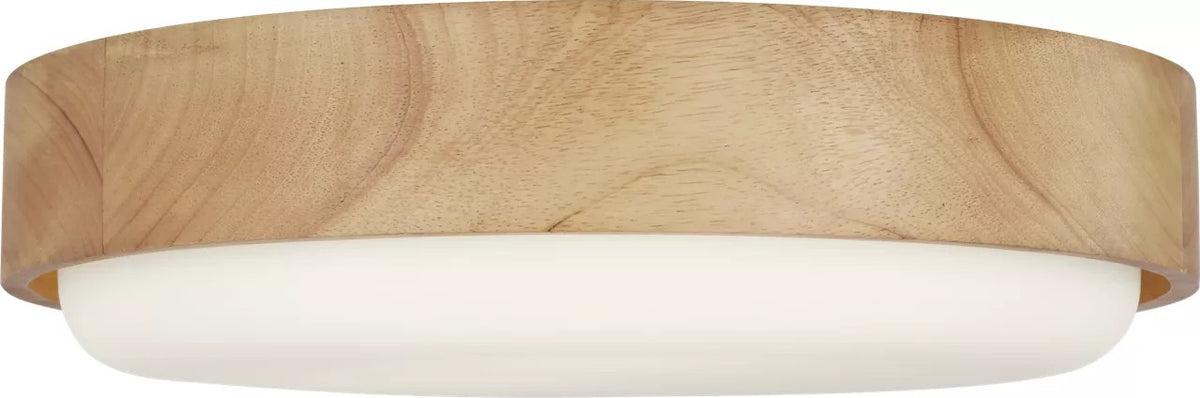 Aurelle Three Light Flush Mount in Natural Honey