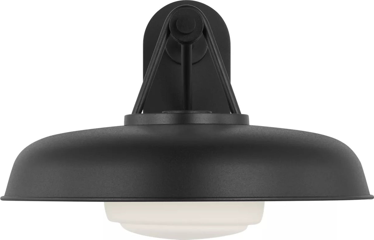 Liora One Light Wall Lantern in Textured Black