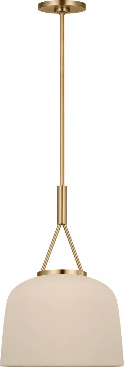 Liora One Light Pendant in Estate Brass