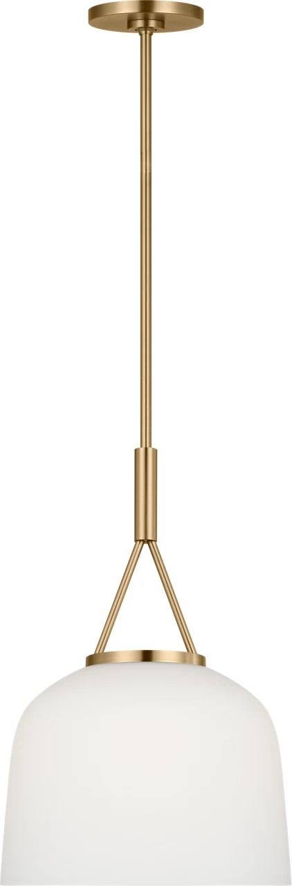 Liora One Light Pendant in Estate Brass