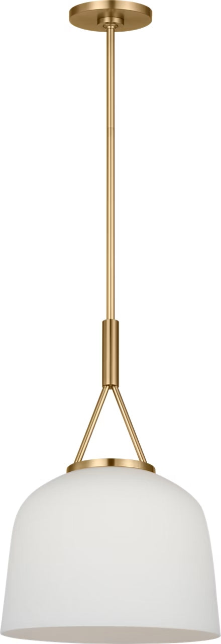 Liora One Light Pendant in Estate Brass