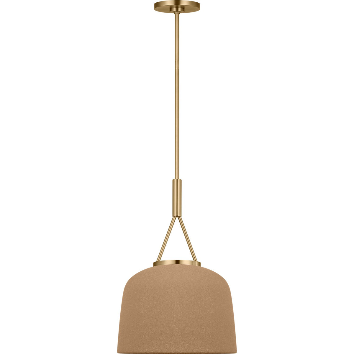Liora One Light Pendant in Estate Brass