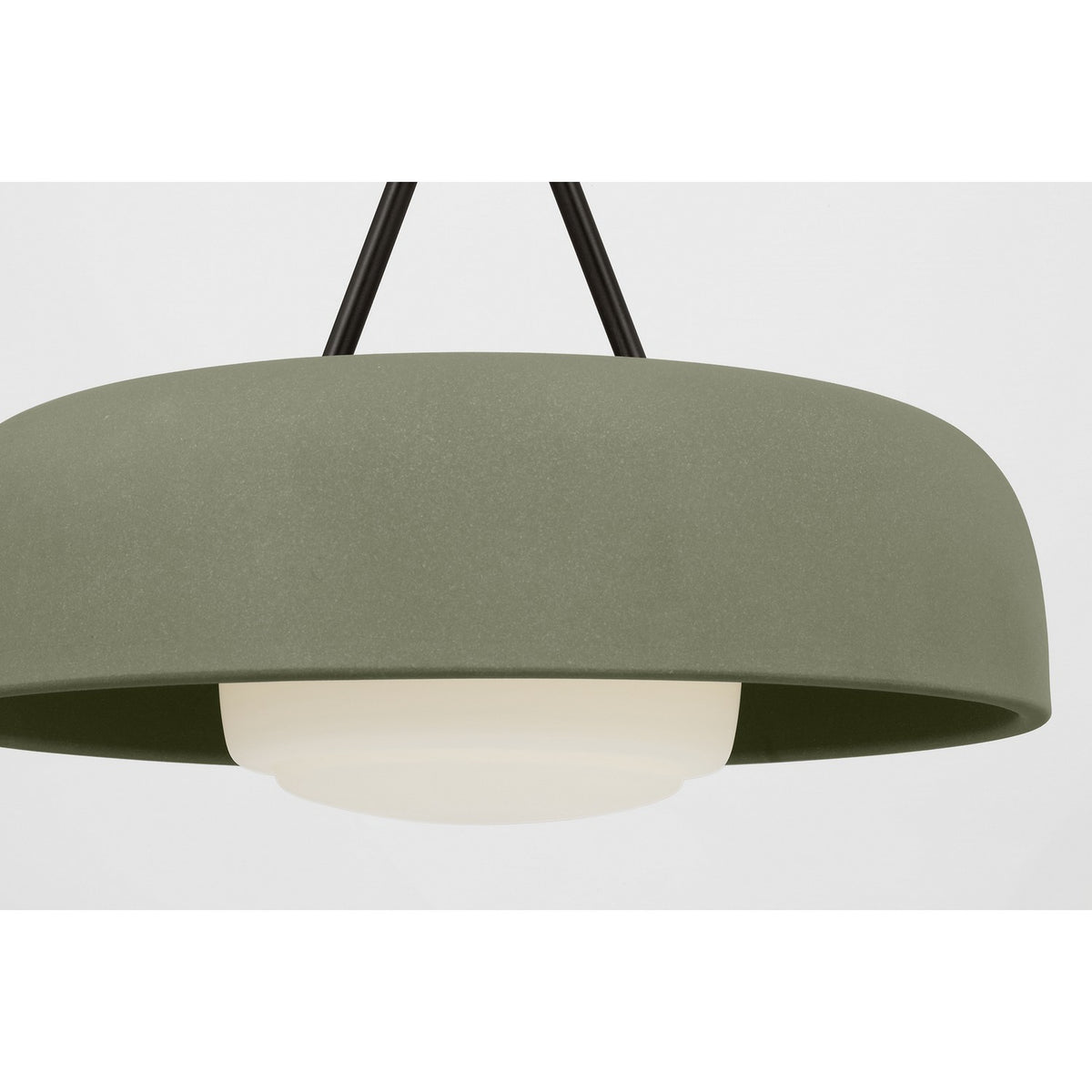 Liora One Light Pendant in Aged Iron