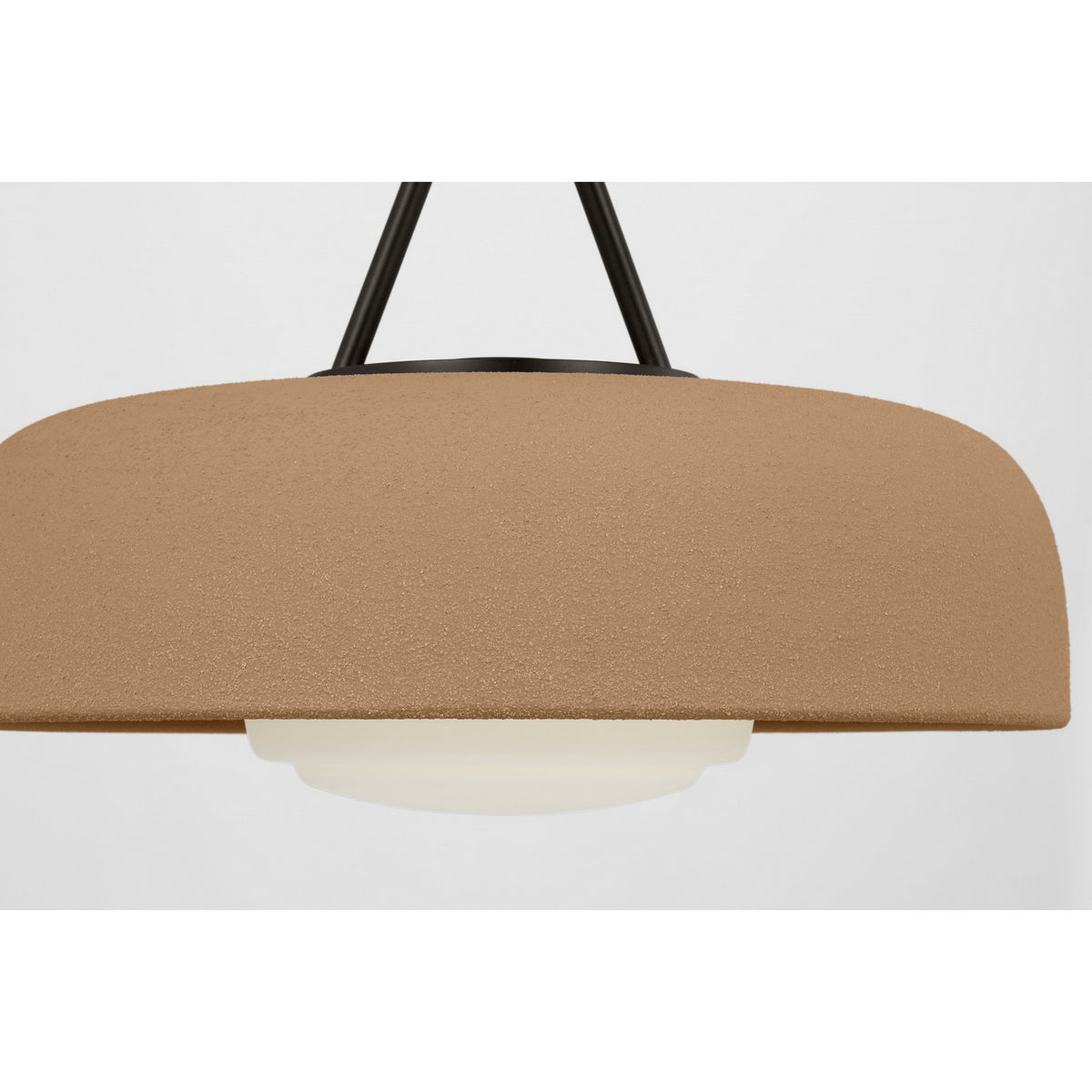 Liora One Light Pendant in Aged Iron