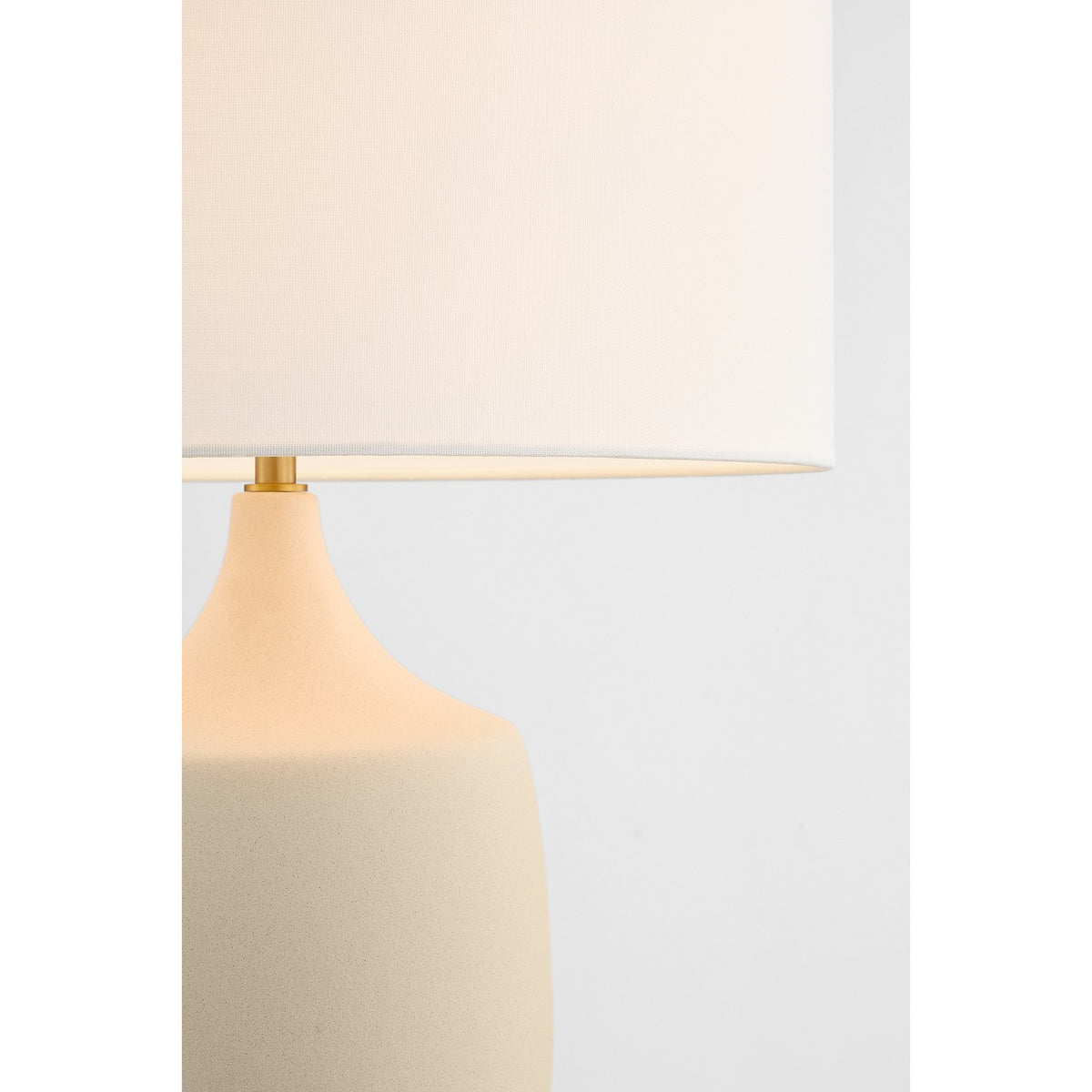 Sayer One Light Table Lamp in Estate Brass