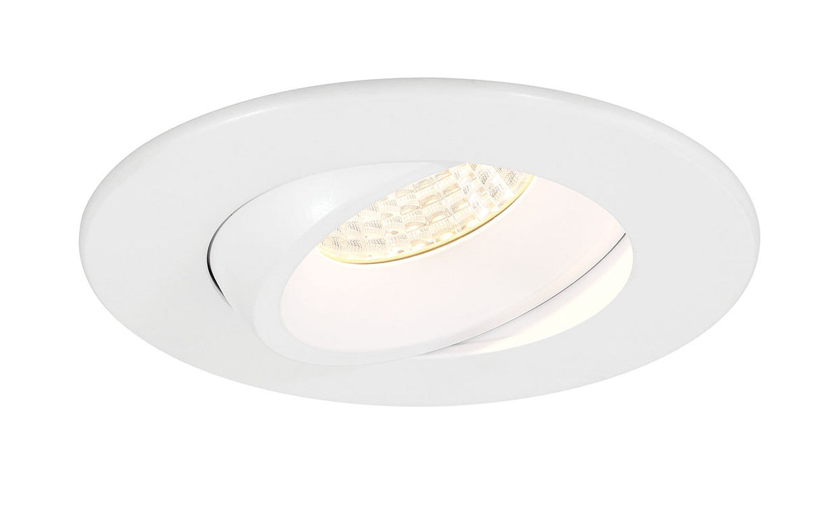 Midway LED Recessed Fixture in White