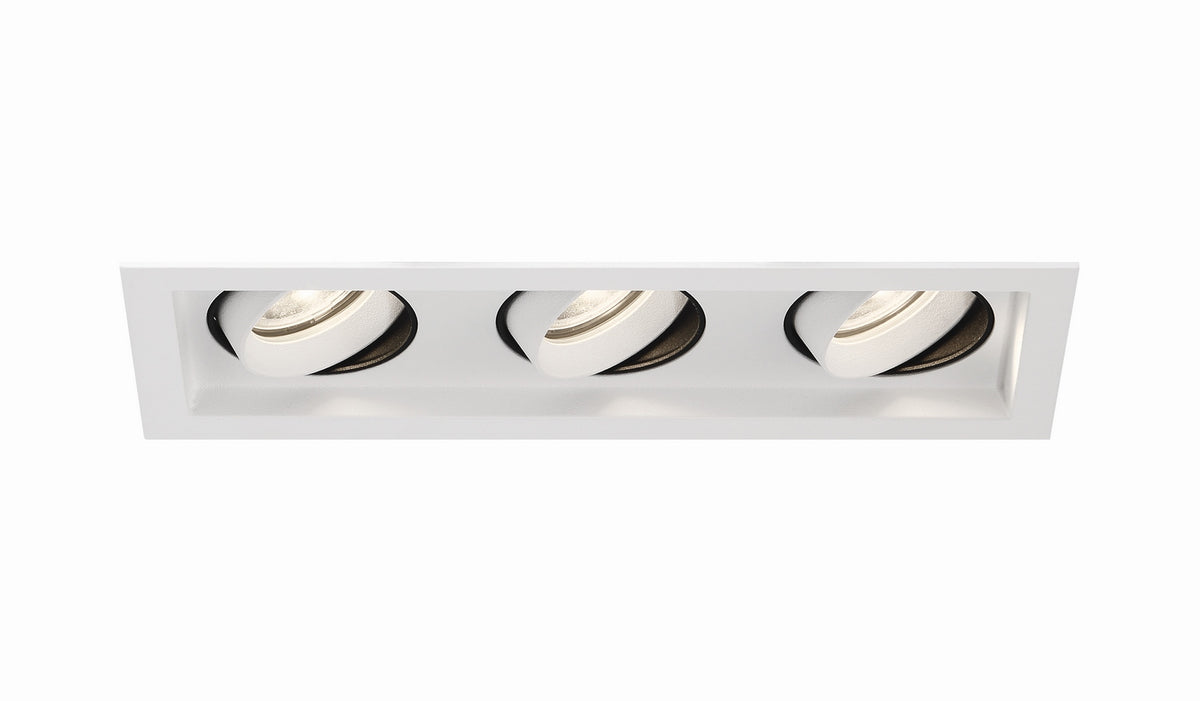 Baby Tango LED Recessed Multiple in White