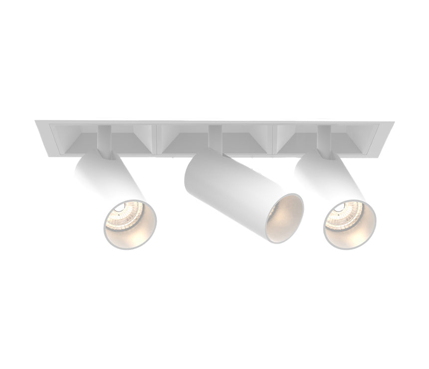 Bravo LED Recessed Multiple in White