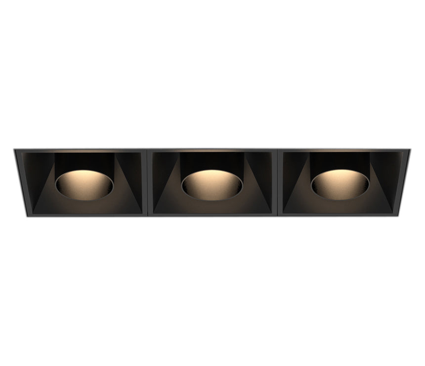 Bravo LED Recessed Multiple in Black