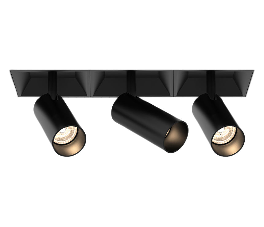 Bravo LED Recessed Multiple in Black