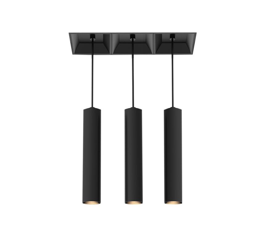 Bravo LED Recessed Multiple in Black
