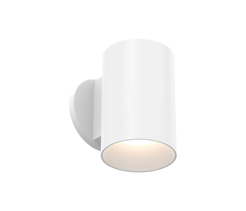 Whiskey LED Wall Mount in White