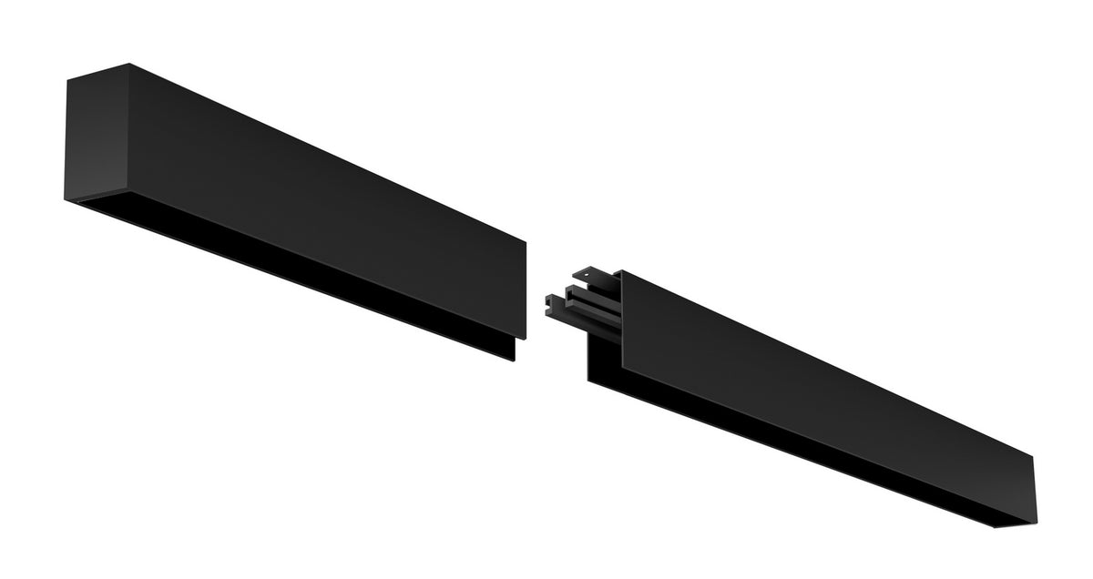 F55 LED Flushmount in Black