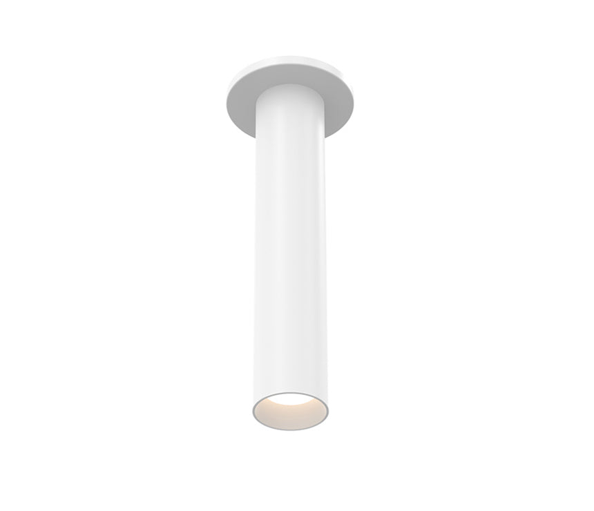Whiskey LED Flushmount in White