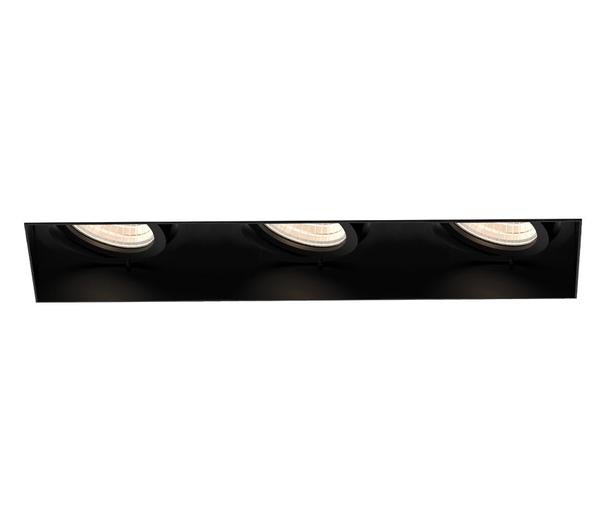 Tango LED Recessed Multiple in Black