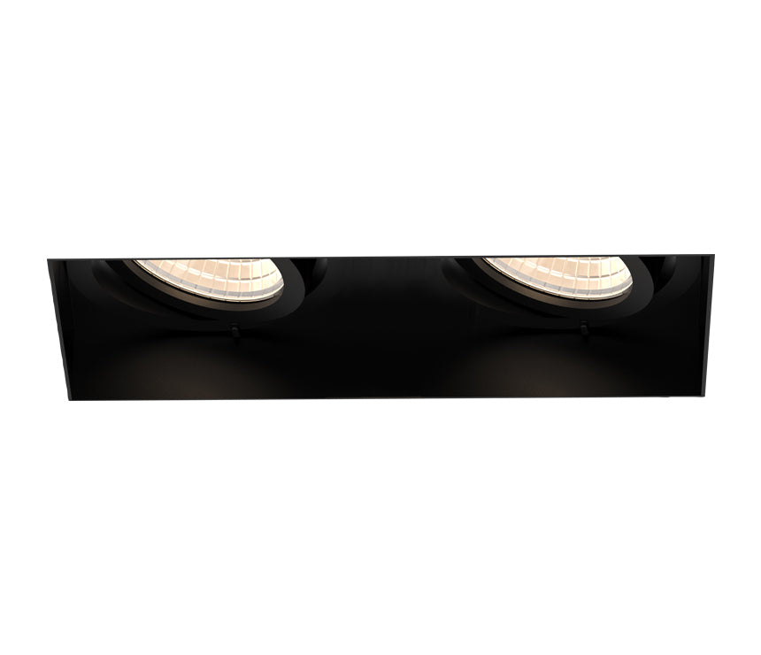 Tango LED Recessed Multiple in Black