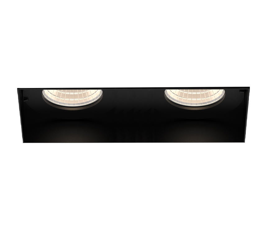 Tango LED Recessed Multiple in Black