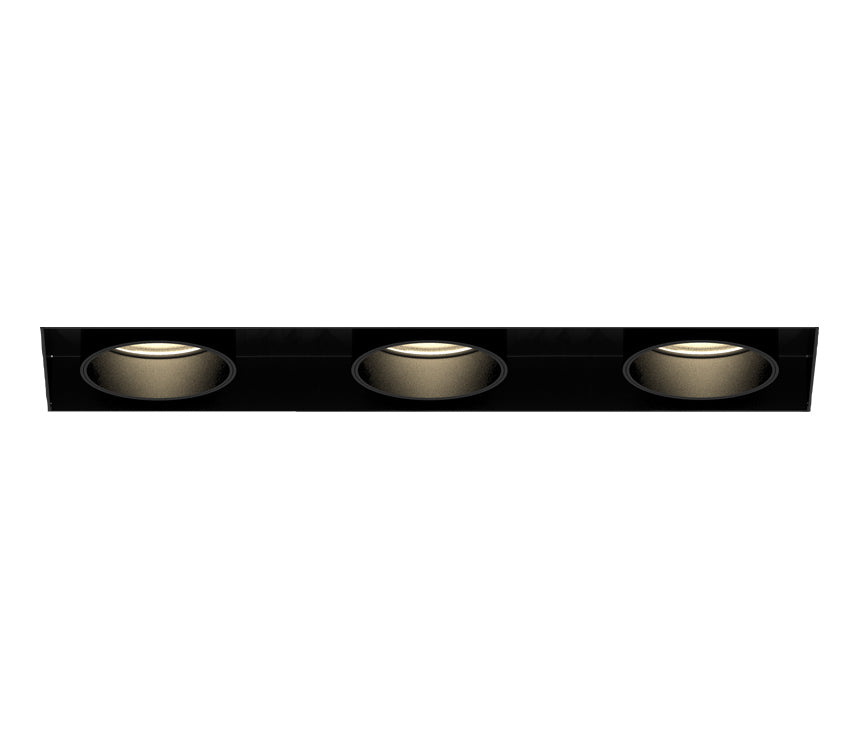 Tango LED Recessed Multiple in Black