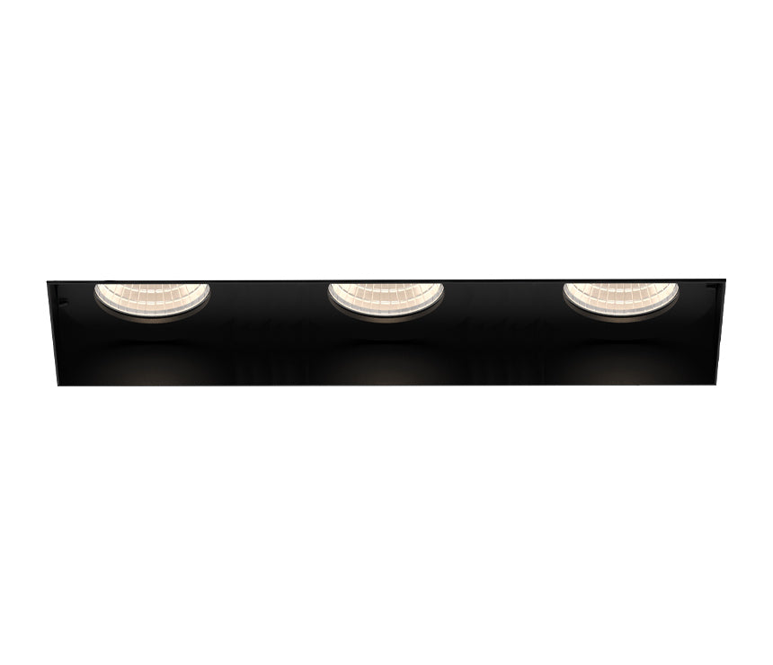 Tango LED Recessed Multiple in Black