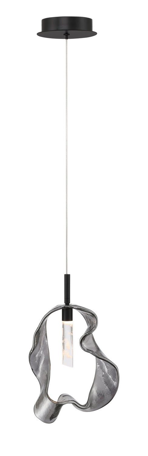 Norah LED Pendant in Matte Black