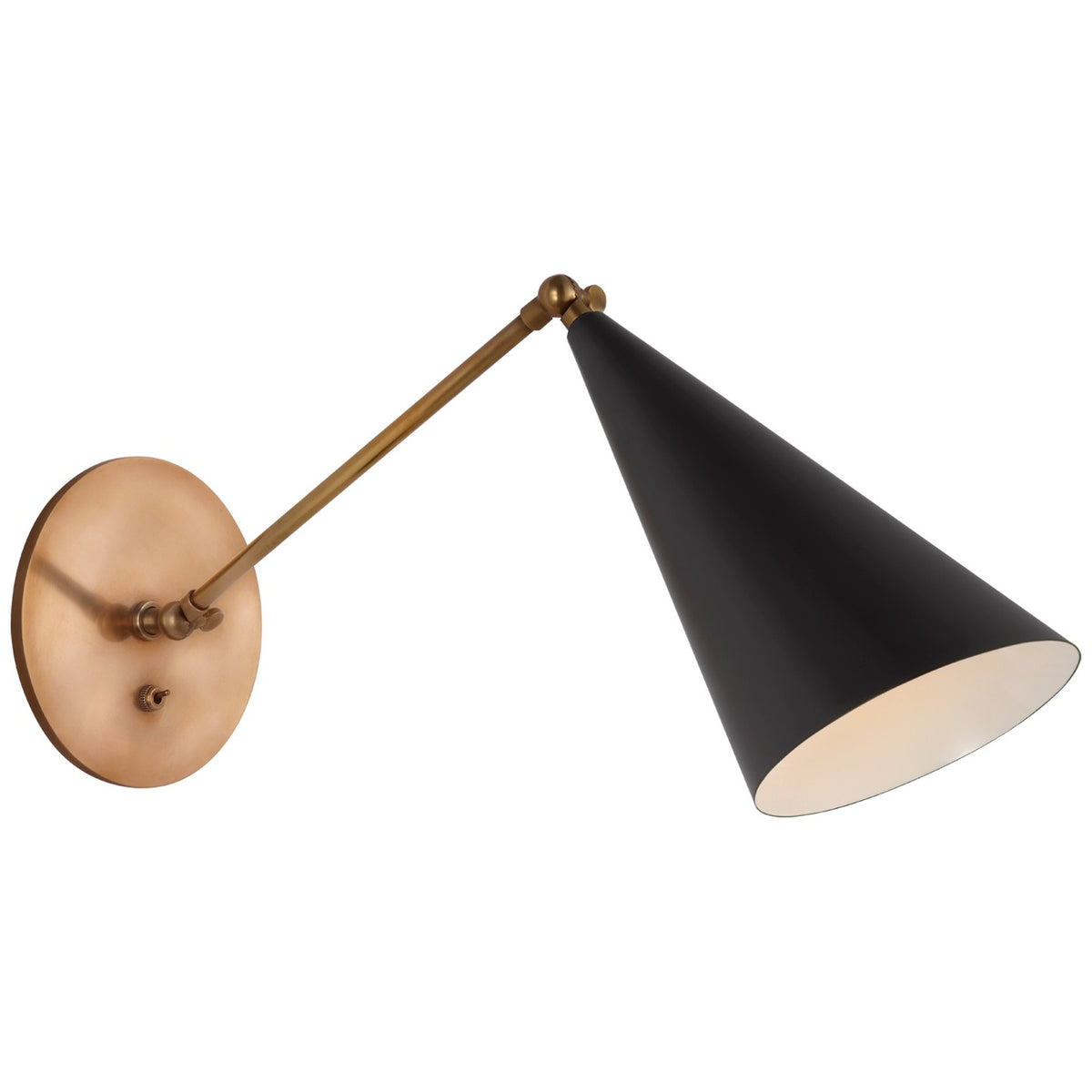 Clemente LED Wall Sconce in Black