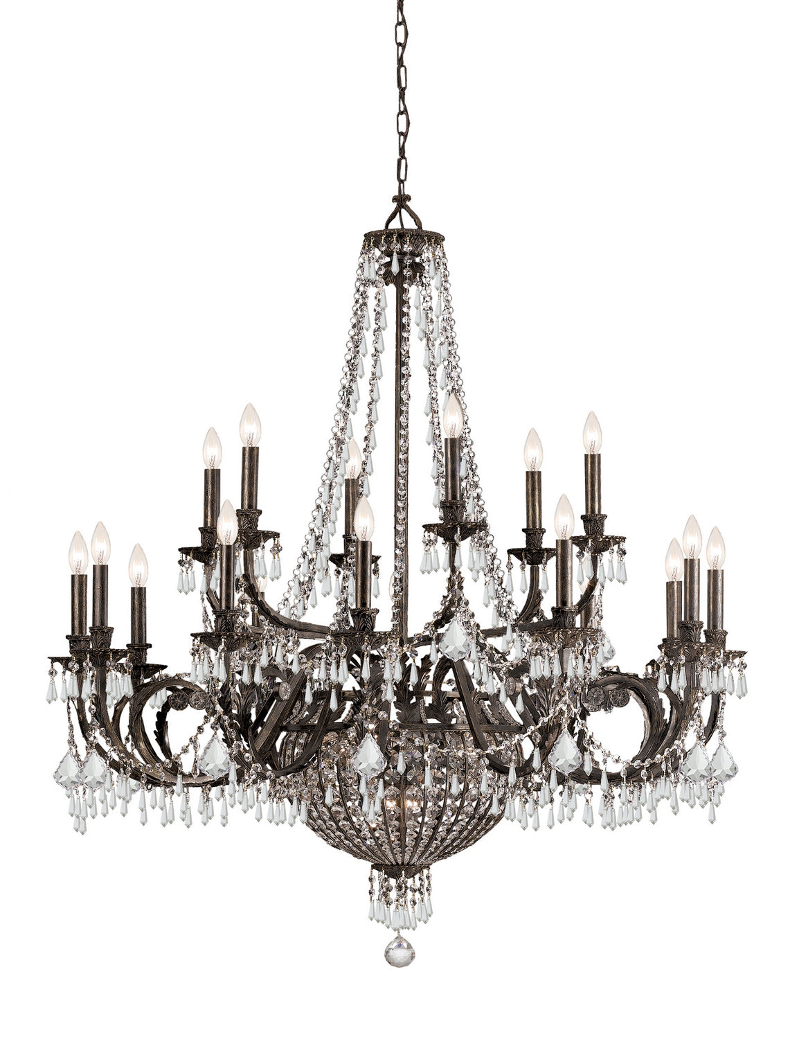 Vanderbilt 23 Light Chandelier in English Bronze