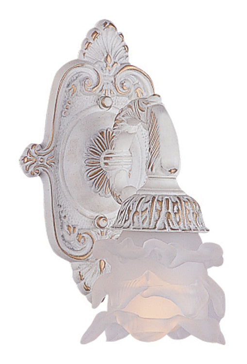 Mayfield One Light Wall Sconce in Antique White