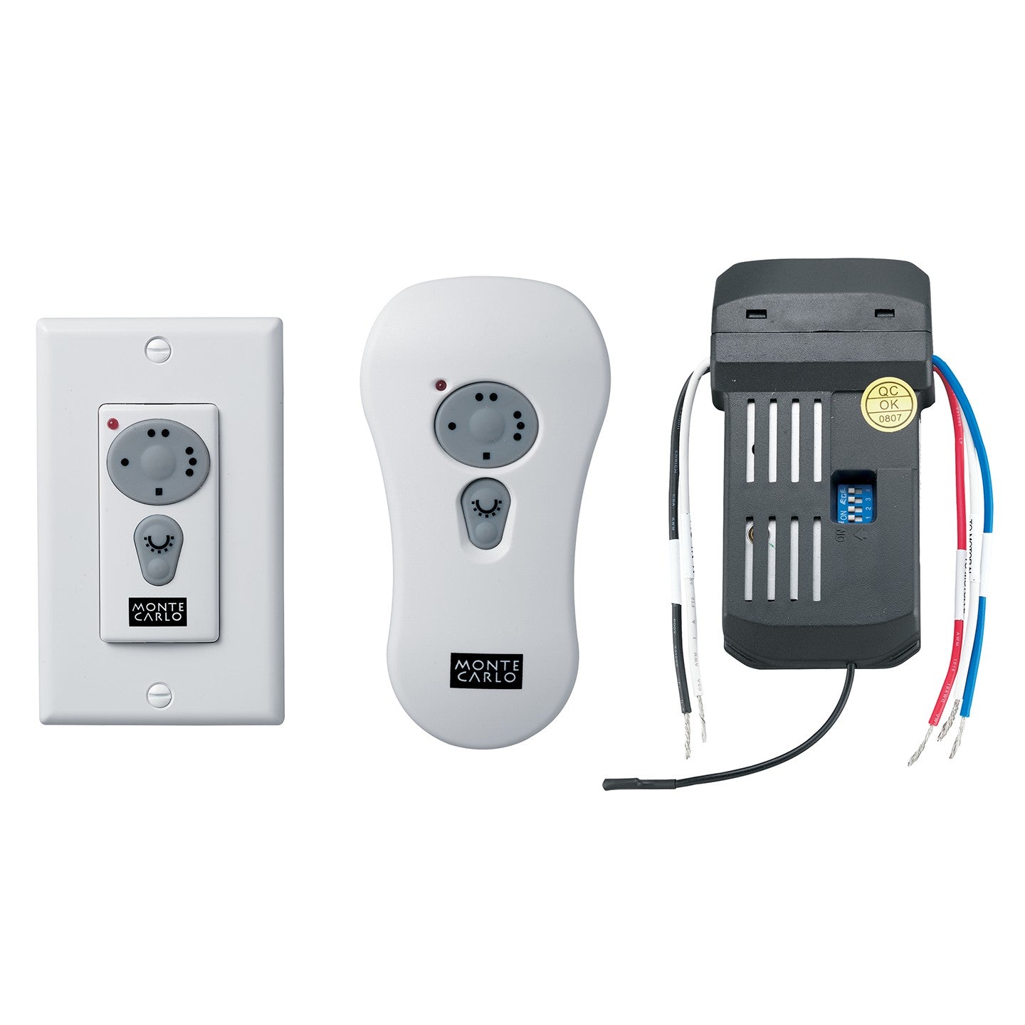 Universal Wall/Hand-Held Remote Control Kit in White