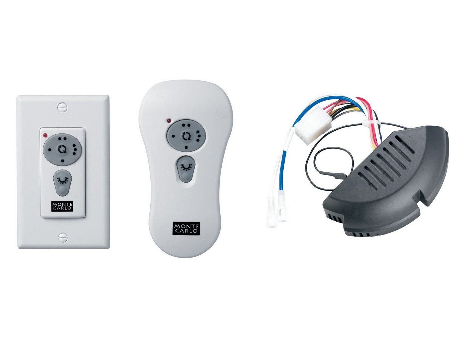 Universal Reversible Wall/Hand-Held Remote Control Kit in White
