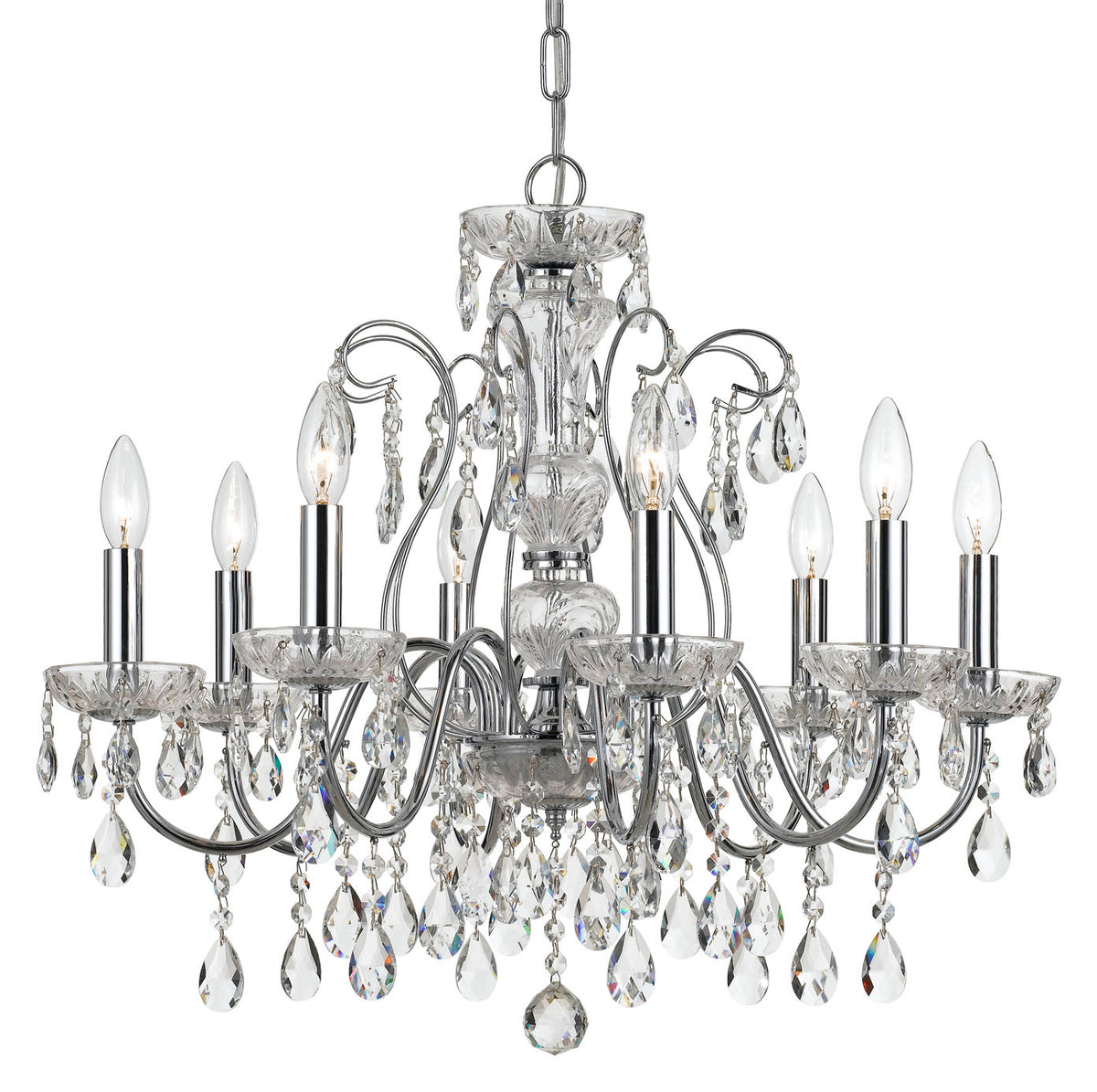 Imperial 12 Light Chandelier in Polished Chrome