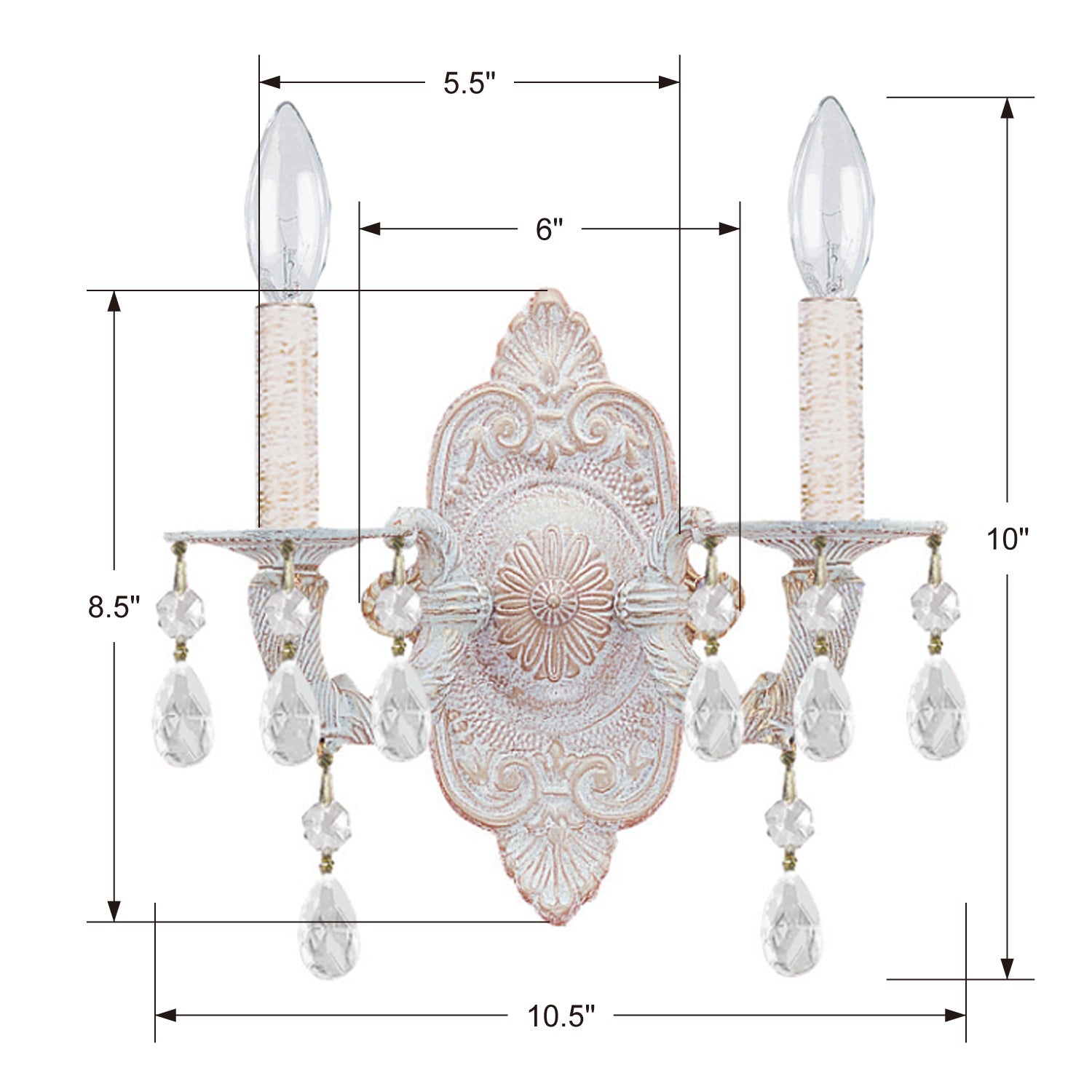 Paris Market Two Light Wall Sconce