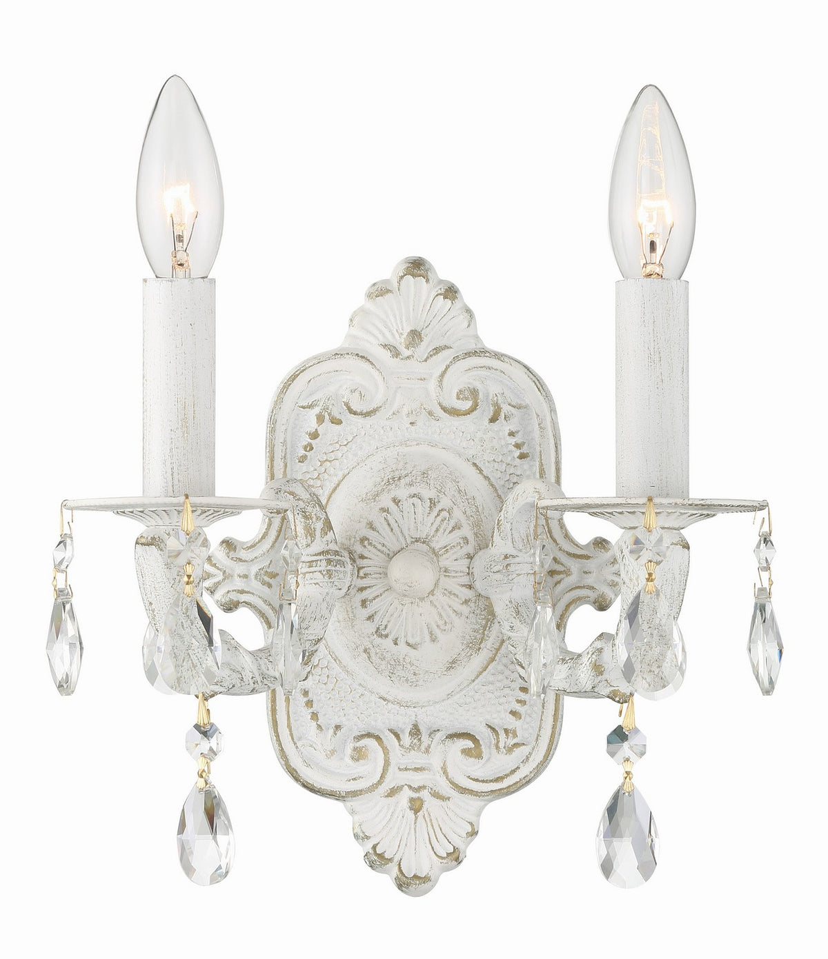 Paris Market Two Light Wall Sconce in Antique White