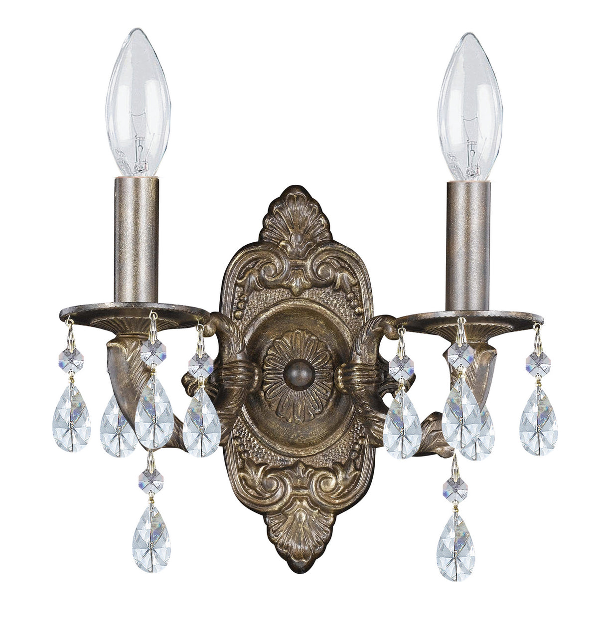 Paris Market Two Light Wall Sconce in Venetian Bronze