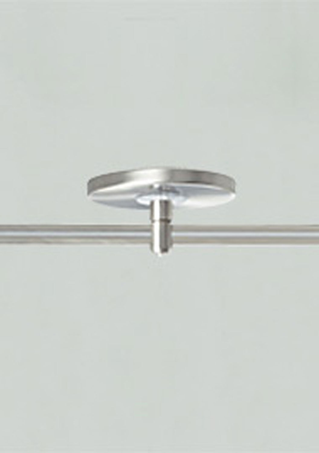 Transformateur encastré discret 300 W pour la rénovation du monorail, finition nickel satiné