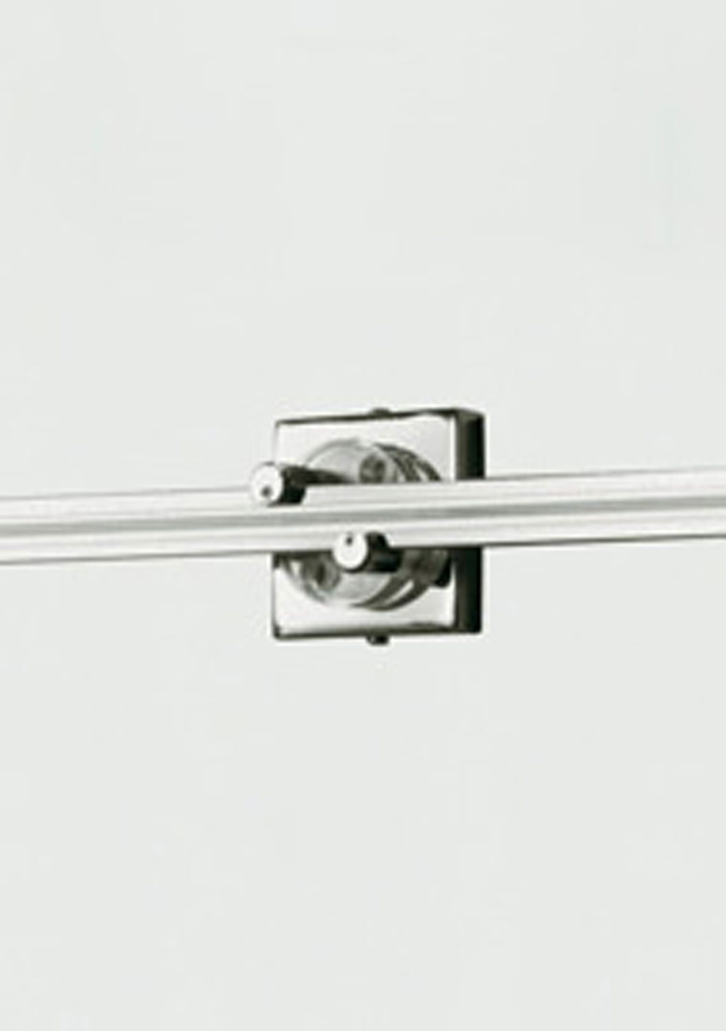 Wall Monorail 2" Square Power Feed Canopy Single-Feed