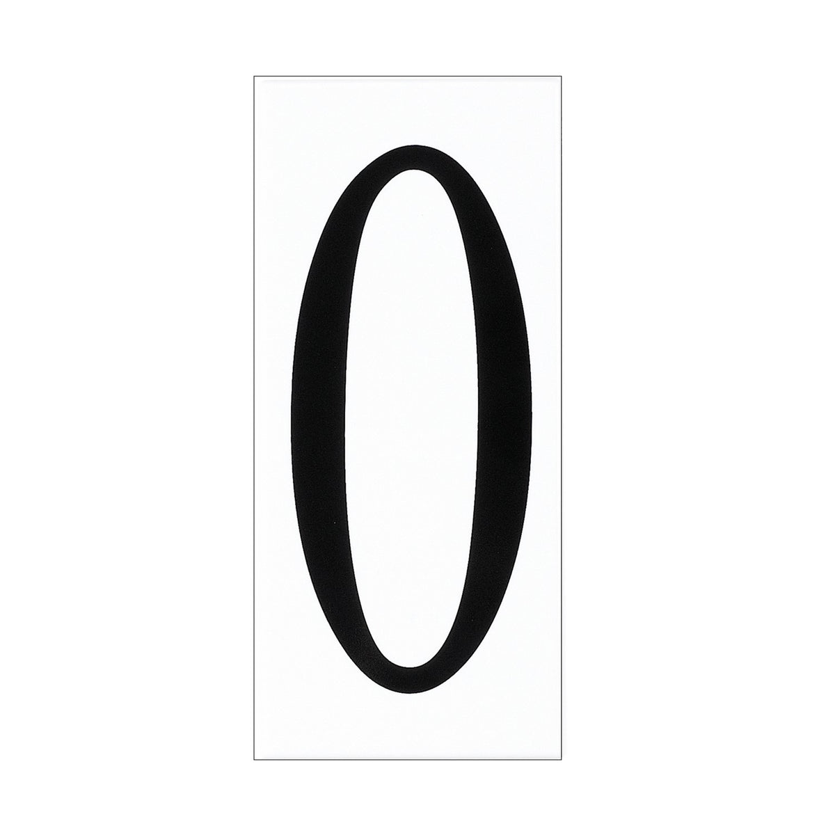 Address Light Address Number Tile in White Plastic