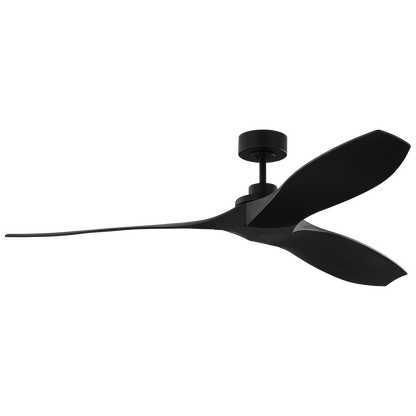 Collins 60" Smart Indoor/Outdoor Coastal Black Ceiling Fan with Remote Control and Reversible Motor works with Alexa, Google Home and Bond Home Action
