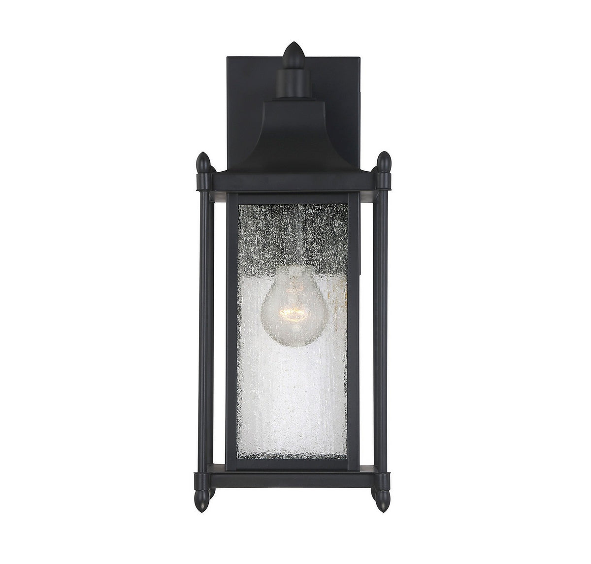 Dunnmore One Light Wall Mount in Black