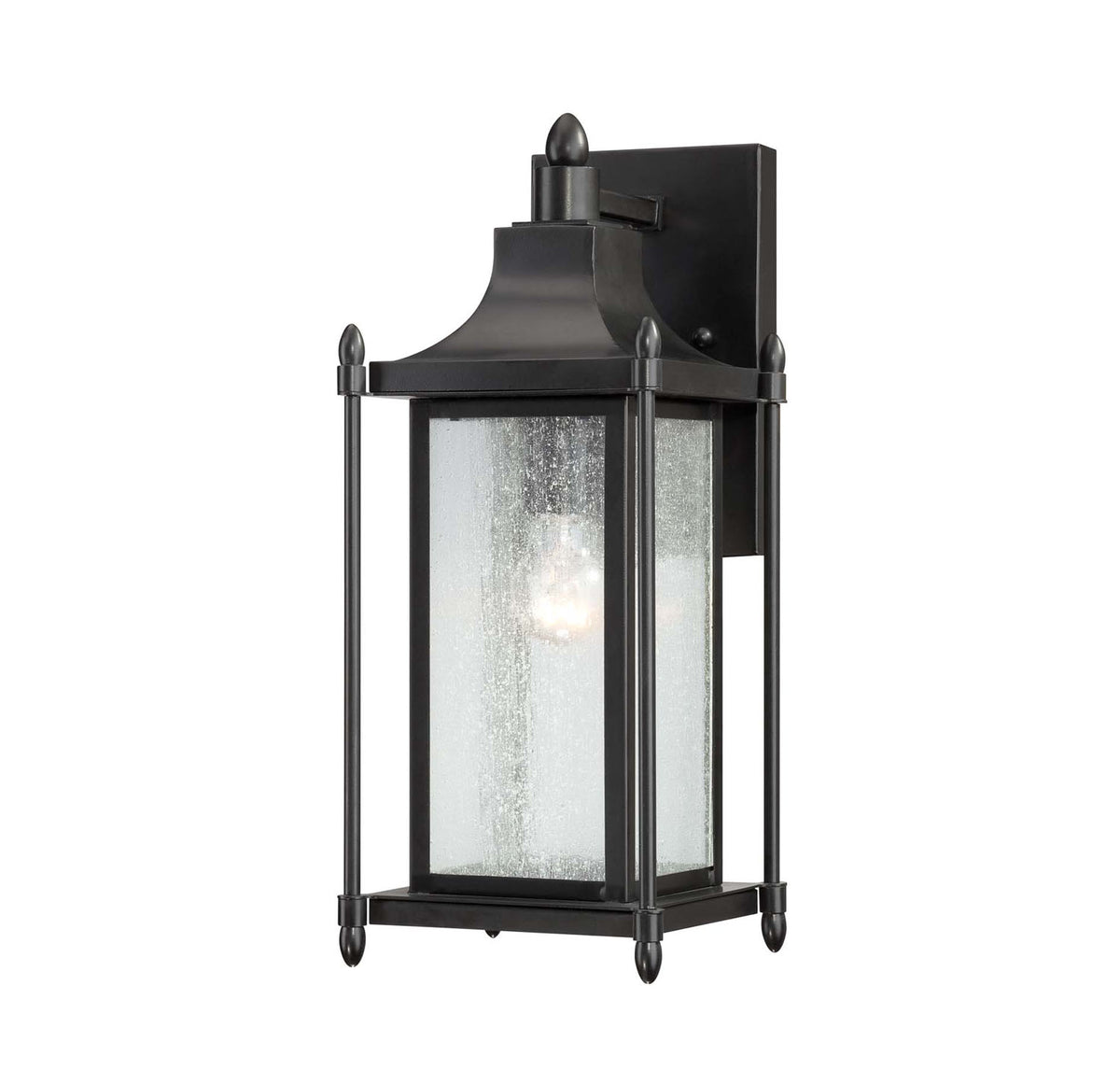 Dunnmore One Light Wall Mount in Black