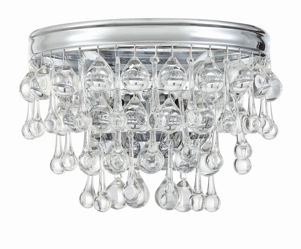 Calypso Two Light Wall Sconce in Polished Chrome