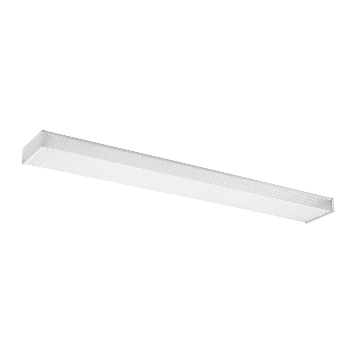Drop Lens Fluorescent Two Light Flush Mount