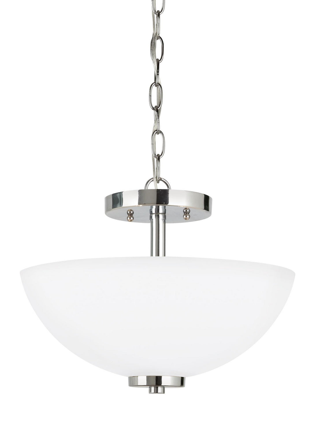 Oslo Two Light Semi-Flush Convertible Pendant