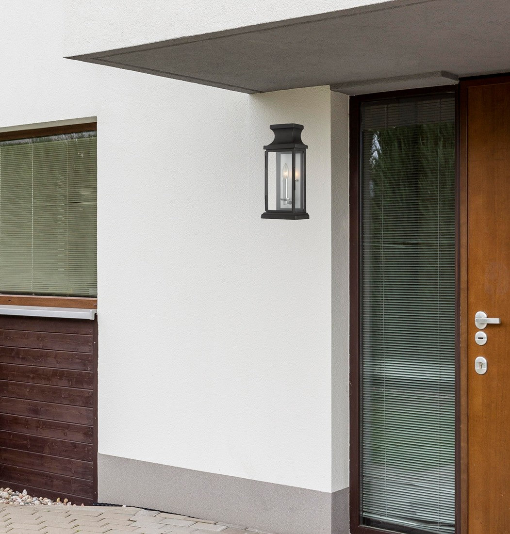 Brooke One Light Wall Mount in Black
