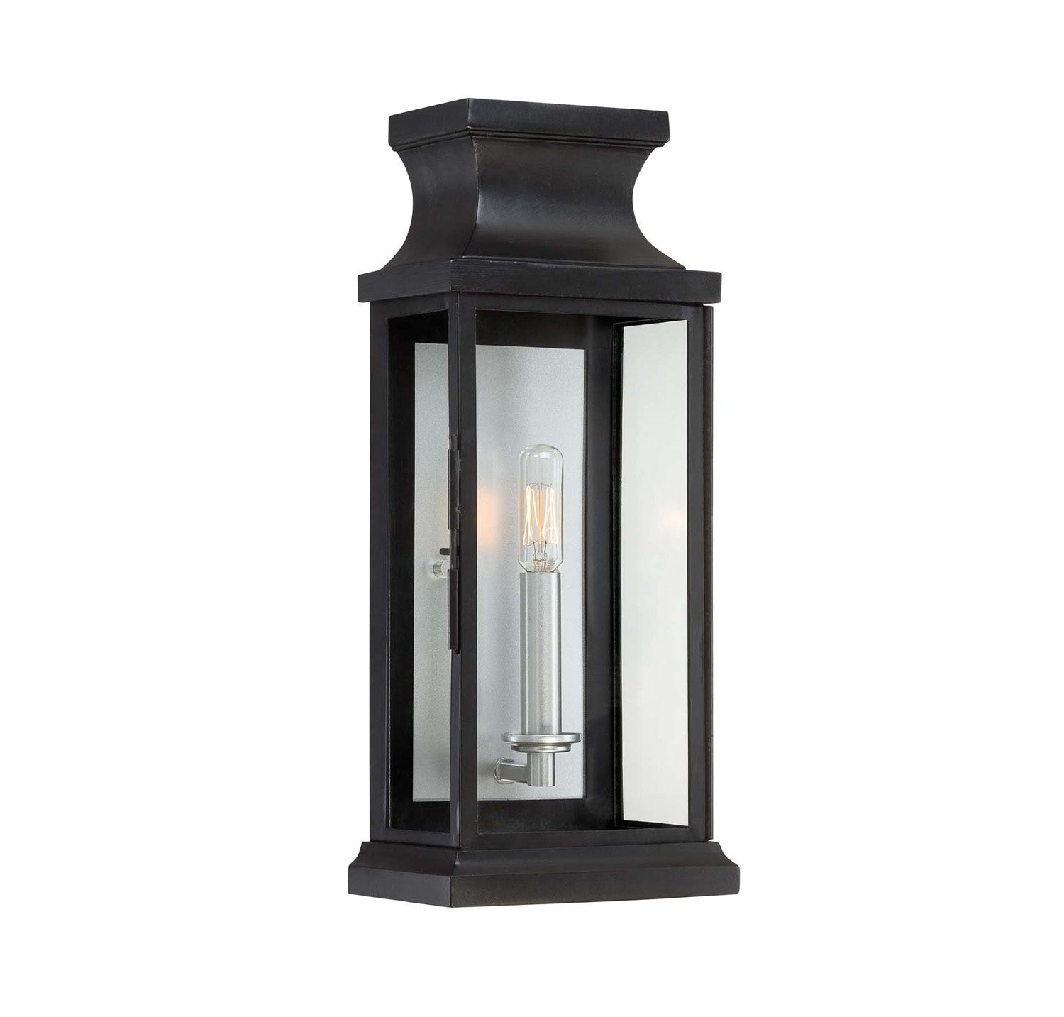 Brooke One Light Wall Mount in Black