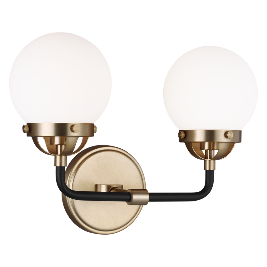 Applique murale/salle de bain à deux lumières Café